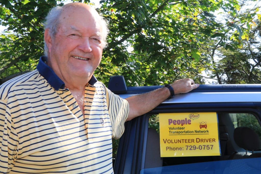 A volunteer driver for HAH