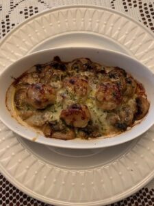 Coquille Saint-Jacques is delicious and decadent.