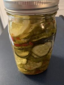 Refrigerator bread-and-butter pickles are an easy and safe alternative to canning. (Kathy D’Agostino photo)