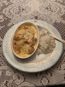 October is National Seafood Month, the perfect time to enjoy a seafood casserole. (Kathy D’Agostino photo)